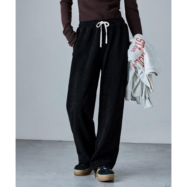 ZOZO問い合わせ番号:88708283ショップ:bflat，ビーフラットブランド:etoll.，エトル商品名:裏起毛コーデュロイウォームパンツカテゴリ:パンツ>スウェットパンツブランド品番:et0320007353素材:表側 ポリエ...