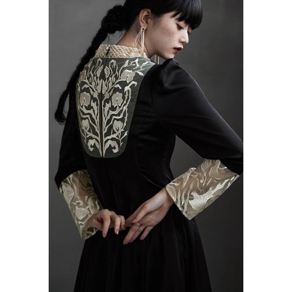 ZOZO問い合わせ番号:88708509ショップ:bflat，ビーフラットブランド:etoll.，エトル商品名:バック刺繍フレアドレスカテゴリ:ワンピース/ドレス>ドレスブランド品番:et0030007385素材:レース地 ＜基布&g...