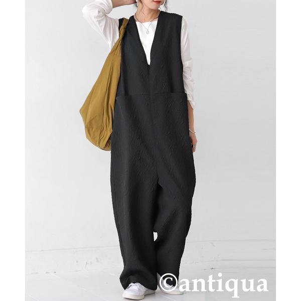 ZOZO問い合わせ番号:88709312ショップ:antiqua，アンティカブランド:antiqua，アンティカ商品名:ジャガードオールインワンカテゴリ:オールインワン・サロペット>つなぎ/オールインワンブランド品番:PK-01231...