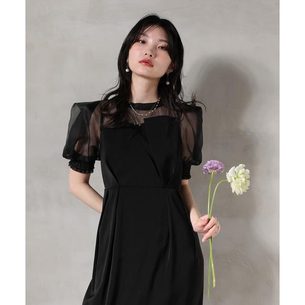 『タイムセール実施中』ZOZO問い合わせ番号:88803486ショップ:Kana，カナブランド:Kana，カナ商品名:シアーボックススリーブ ビスチェ ワンピース ドレス パーティー 結婚式 お呼ばれ オケージョンカテゴリ:ワンピース/ドレ...