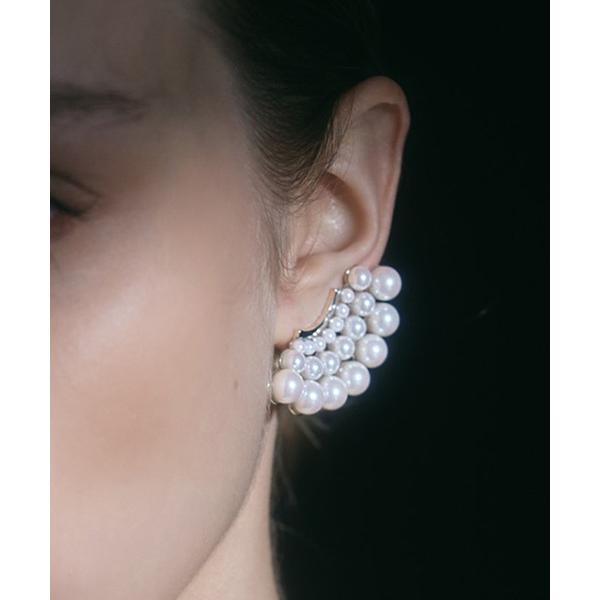 アレルギー対応 イヤリング 「IRIS 47」heather earring BO139 レディース