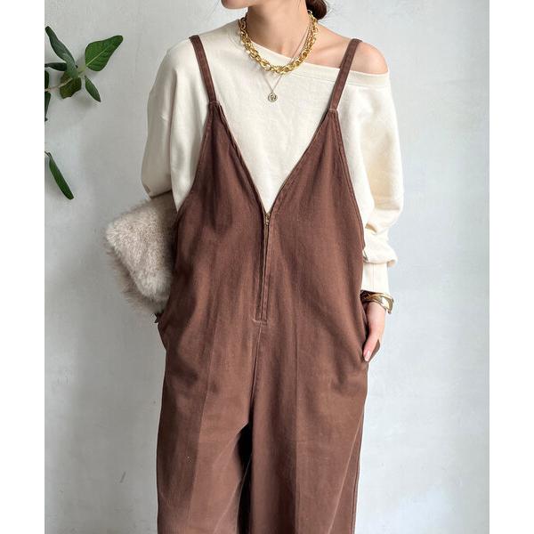 『タイムセール実施中』ZOZO問い合わせ番号:88836933ショップ:DouDou，ドゥドゥブランド:DouDou，ドゥドゥ商品名:細紐デニムフロントジップサロペットカテゴリ:オールインワン・サロペット>つなぎ/オールインワンブラン...