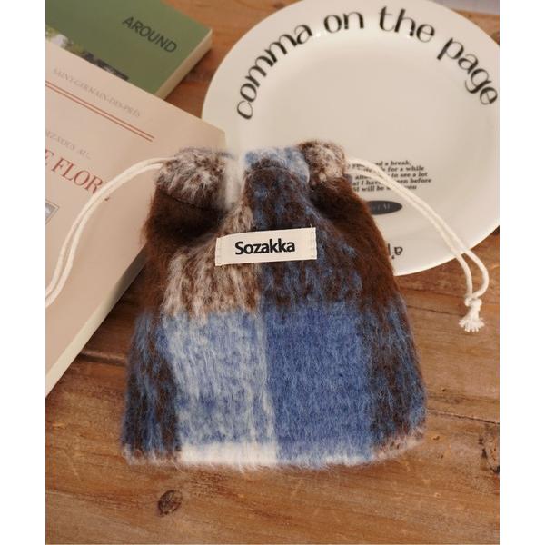 『タイムセール実施中』ZOZO問い合わせ番号:88839777ショップ:RiNc，リンクブランド:ammy.，エイミードット商品名:【 ammy. / エイミードット 】 紐付き 毛糸 ポーチ / メイクポーチカテゴリ:財布/小物>ポ...