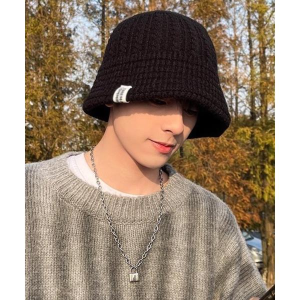 ZOZO問い合わせ番号:88905922ショップ:CERCA，チェルカブランド:NOWLE，ノウル商品名:【NOWLE】ワンポイント ニット バケットハットカテゴリ:帽子>ハットブランド品番:sakura605素材:ポリエステル90%...