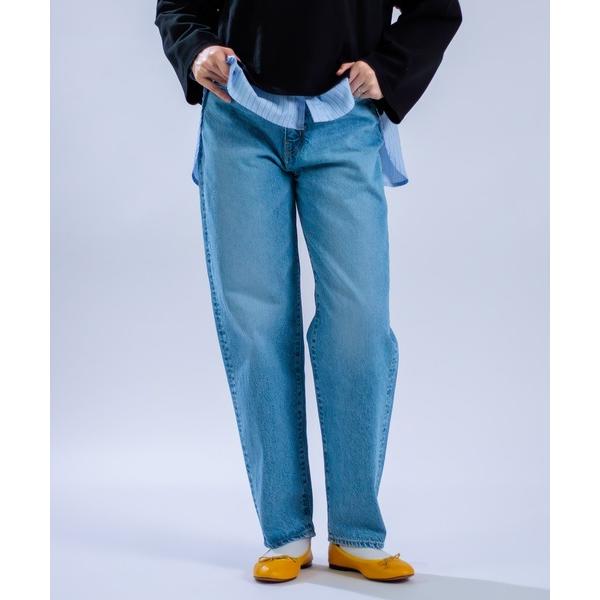 ワイドパンツ ジーンズ デニム デニムパンツ 「D.M.G / ディーエムジー」 12.5ozデニム カーブラインデニム レディース