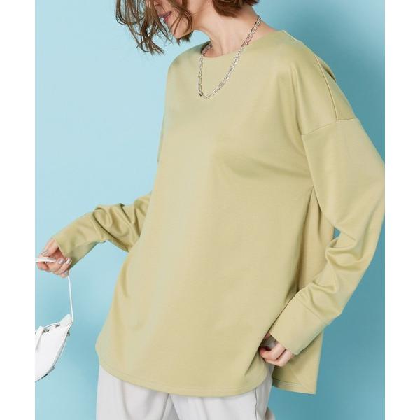 tシャツ もちっとなめらか！サマ見えプルオーバー レディース