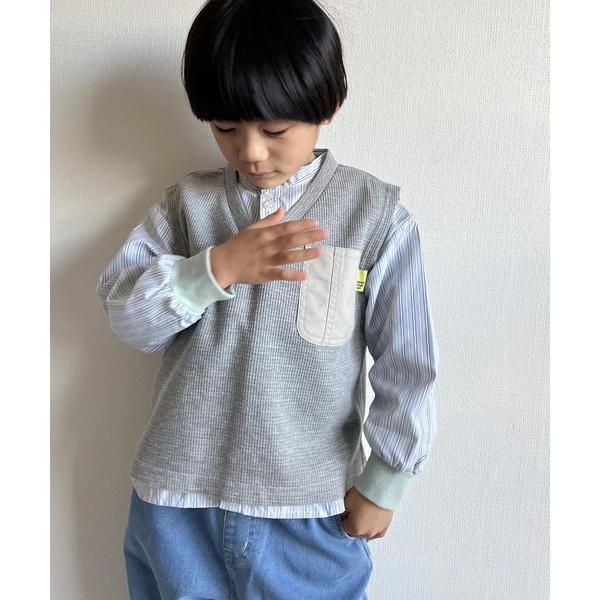 『タイムセール実施中』ZOZO問い合わせ番号:88906501ショップ:MAKE YOUR DAY，メイクユアデイブランド:MAKE YOUR DAY，メイクユアデイ商品名:ワッフルかぶりベスト■80〜140cmカテゴリ:トップス>ベ...