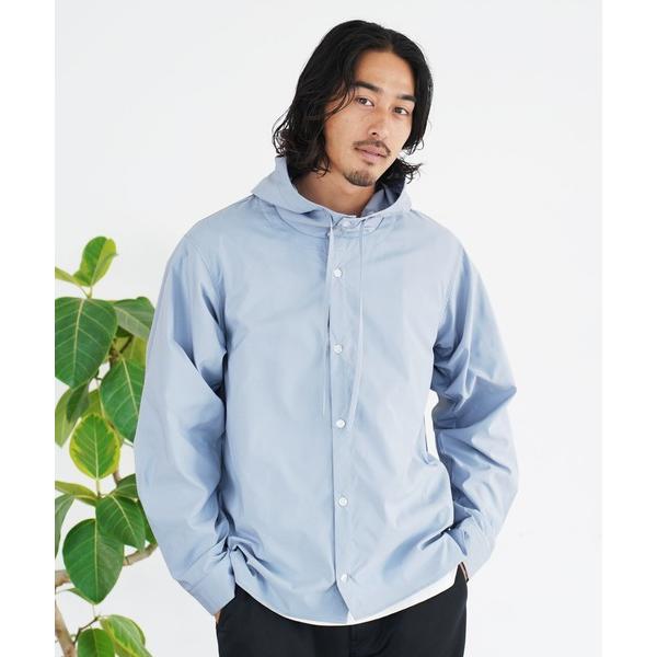 『タイムセール実施中』ZOZO問い合わせ番号:88939588ショップ:JIGGYS SHOP，ジギーズショップブランド:JIGGYS SHOP，ジギーズショップ商品名:フーデッドストレッチブロードシャツカテゴリ:トップス>シャツ/ブ...