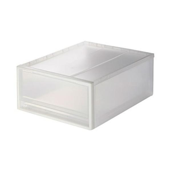 ZOZO問い合わせ番号:88939849ショップ:無印良品，ムジルシリョウヒンブランド:無印良品，ムジルシリョウヒン商品名:〔旧サイズ：引出式・小〕ポリプロピレン　収納ケース　　小 　　約幅３４×奥行４４．５×高さ１８ｃｍカテゴリ:インテリ...