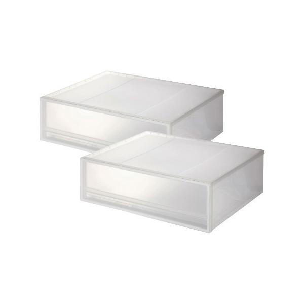 ZOZO問い合わせ番号:88939861ショップ:無印良品，ムジルシリョウヒンブランド:無印良品，ムジルシリョウヒン商品名:【２個セット】ポリプロピレン　収納ケース　ワイド　　小　約幅５５×奥行４４．５×高さ１８ｃｍカテゴリ:インテリア&g...