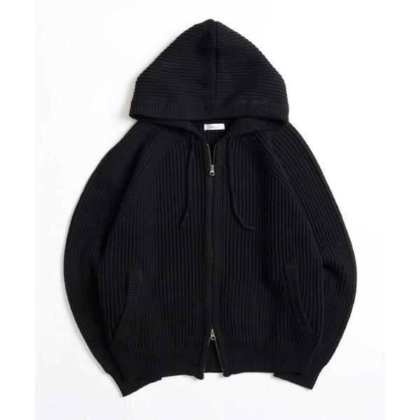 パーカー 「NEW COLOR」　DOUBLE ZIP KNIT HOODIE / ダブルジップニットフーディ メンズ レディース