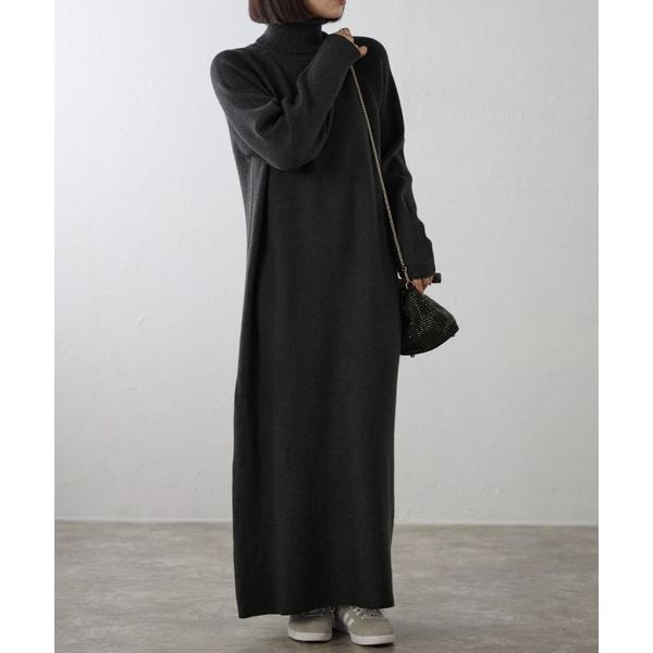 『セール実施中』ZOZO問い合わせ番号:89038682ショップ:Bonjour Sagan，ボンジュールサガンブランド:ap retro，アプレトロ，Bonjour Sagan，ボンジュールサガン商品名:タートルネックワンピース/ニットワ...