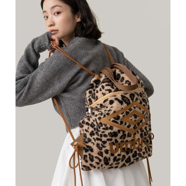 デイバック リュック 「UMBRO × Casselini」フェイクボアナップサック レディース メンズ