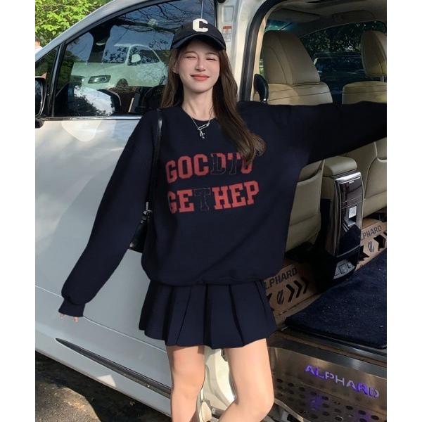 『タイムセール実施中』ZOZO問い合わせ番号:89105486ショップ:Bonjour Sagan，ボンジュールサガンブランド:LAC-VERT，ラック・ヴェール，Bonjour Sagan，ボンジュールサガン商品名:スウェット+プリーツス...