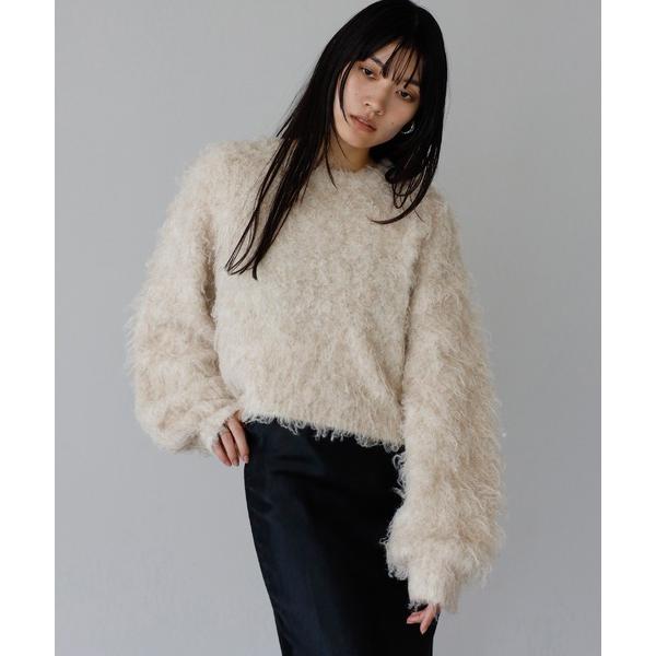 ZOZO問い合わせ番号:89107093ショップ:Bonjour Sagan，ボンジュールサガンブランド:ENC，エンク，Bonjour Sagan，ボンジュールサガン商品名:teddybear shaggy cropped pullove...