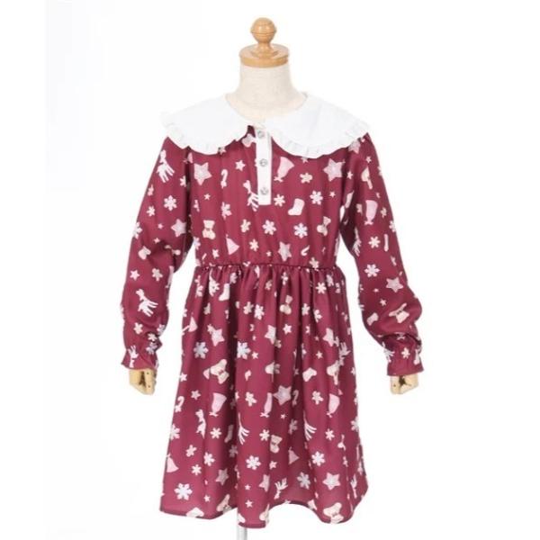 『タイムセール実施中』ZOZO問い合わせ番号:89234952ショップ:axes femme，アクシーズファムブランド:axes femme，アクシーズファム商品名:アイシングクッキー柄ワンピカテゴリ:ワンピース/ドレス>ワンピースブ...