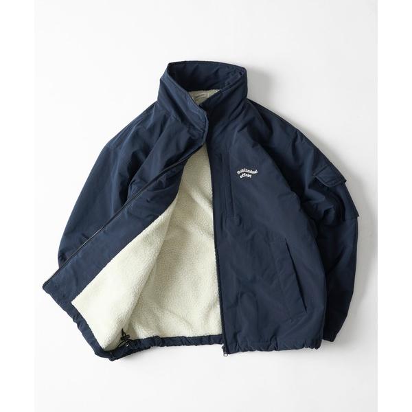 ZOZO問い合わせ番号:89306304ショップ:kutir，クティールブランド:Adoon plain，アドーンプレーン，kutir，クティール商品名:ADDED STAND NECK BOA BLOUSON / スタンドネック裏ボア中綿...