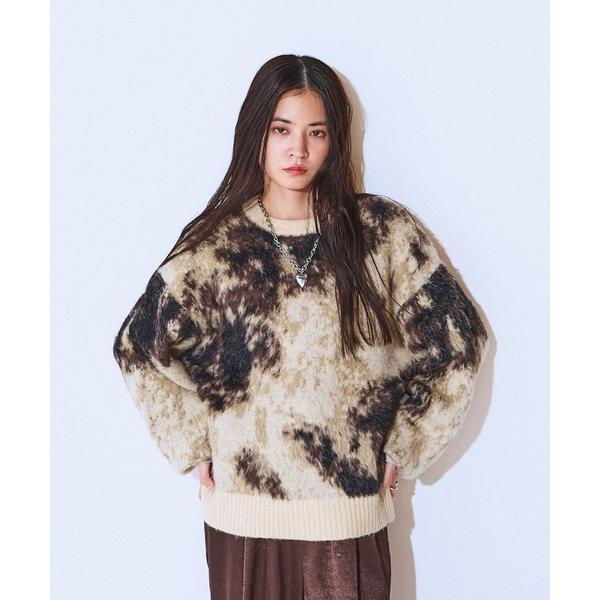 ZOZO問い合わせ番号:89402370ショップ:JEANASIS，ジーナシスブランド:JEANASIS，ジーナシス商品名:アニマルライクパターンプルオーバー/288083カテゴリ:トップス>ニット/セーターブランド品番:288083...