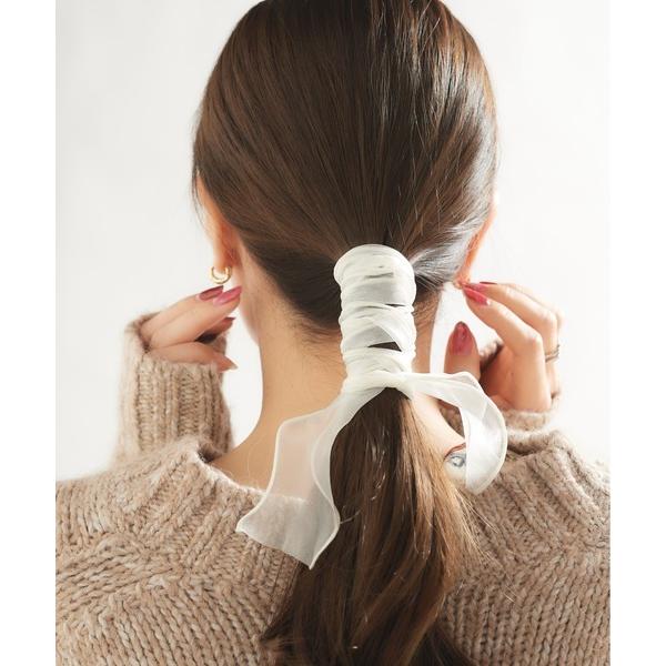 『タイムセール実施中』ZOZO問い合わせ番号:89501799ショップ:FRP，エフアールピーブランド:dee doo dah，ディドゥダ，Sakka，サッカ商品名:【deedoodah】オーガンジーリボンヘアカフカテゴリ:ヘアアクセサリー...