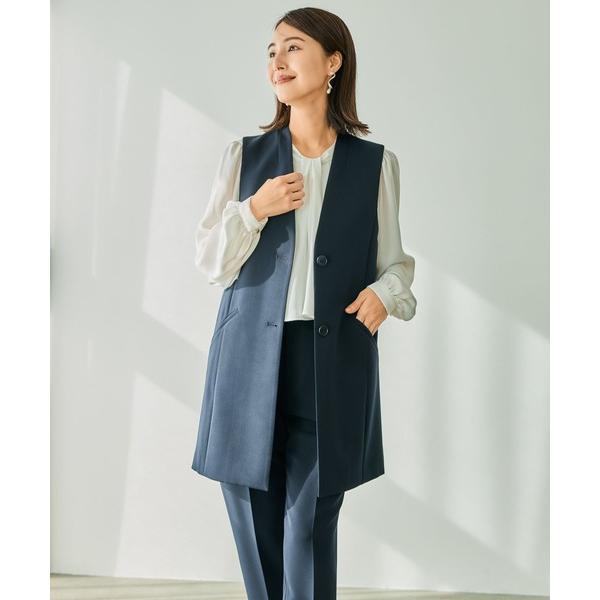 『セール実施中』ZOZO問い合わせ番号:89503662ショップ:LEPSIM，レプシィムブランド:LEPSIM，レプシィム商品名:【入卒式／セレモニー】Wクロスストレッチロングジレ　207883カテゴリ:フォーマルスーツ/小物>スー...