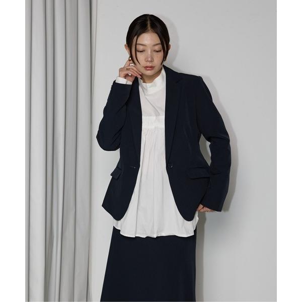 ZOZO問い合わせ番号:89537762ショップ:Bonjour Sagan，ボンジュールサガンブランド:RIRIYANO，リリヤーノ，Bonjour Sagan，ボンジュールサガン商品名:＜洗える＞単品ストレッチシャンブレーテーラードジャ...