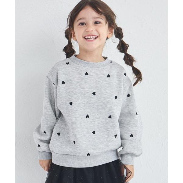 ZOZO問い合わせ番号:89569834ショップ:pairmanon，ペアマノンブランド:pairmanon，ペアマノン，coucou manon，ククゥ マノン商品名:【ぬくふわ】裏起毛 ハート アニマル 総柄 刺繍 トレーナーカテゴリ:...