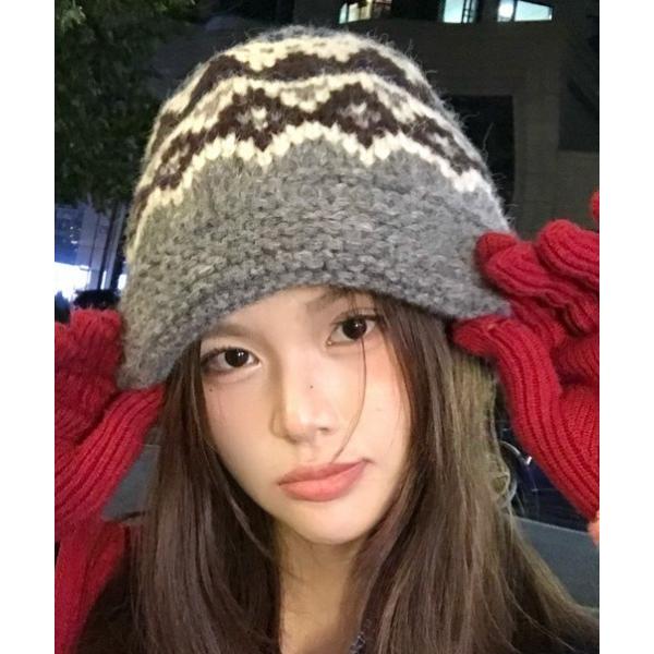 『タイムセール実施中』ZOZO問い合わせ番号:89631018ショップ:MANGROVE，マングローブブランド:Vipoa，ヴィポア商品名:ノルディック柄ニット帽カテゴリ:帽子>ニットキャップ/ビーニーブランド品番:MA-24-2-5...