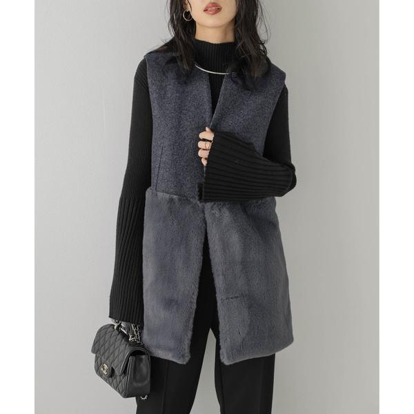 『セール実施中』ZOZO問い合わせ番号:89666024ショップ:SUGAR BISKET，シュガービスケットブランド:SUGAR BISKET，シュガービスケット商品名:エコファーロングジレカテゴリ:トップス>ベストブランド品番:l...