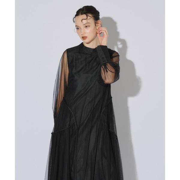 ZOZO問い合わせ番号:89666575ショップ:ANDRESD，アンドレスドブランド:ANDRESD，アンドレスド商品名:パイピングチュールドレス / piping tulle dressカテゴリ:ワンピース/ドレス>ドレスブランド...