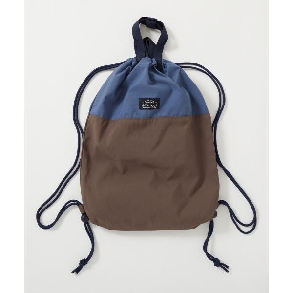 『セール実施中』ZOZO問い合わせ番号:89700409ショップ:devirock，デビロックブランド:devirock，デビロック商品名:ランドセルの上から背負える バイカラー ナップサックカテゴリ:バッグ>バックパック/リュックブ...