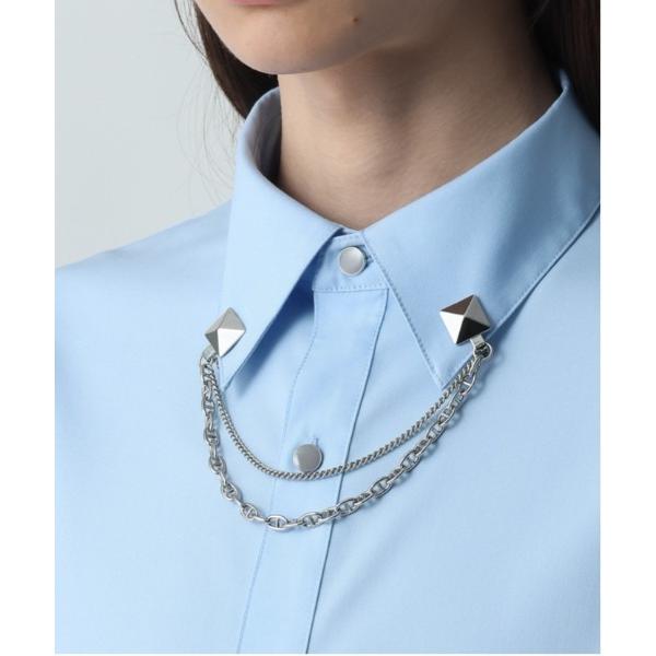 ZOZO問い合わせ番号:89700788ショップ:HARE，ハレブランド:HARE，ハレ商品名:チェーンラペルブローチ(HARE)カテゴリ:アクセサリー>ネックレスブランド品番:286016素材:真鍮原産国:日本製カラー:シルバー，シ...