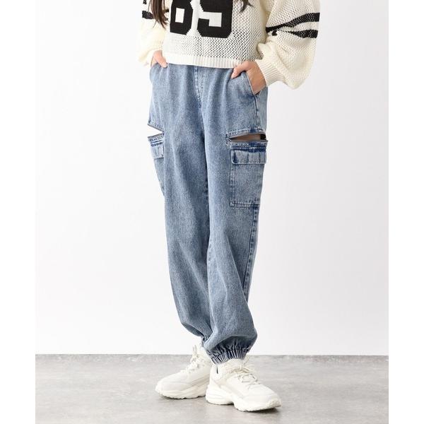 『セール実施中』ZOZO問い合わせ番号:89733417ショップ:GLOBAL WORK，グローバルワークブランド:GLOBAL WORK，グローバルワーク商品名:サイドZIPデニムカーゴパンツ/286179カテゴリ:パンツ>カーゴパ...