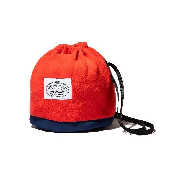 トートバッグ 小さめ POLER LIGHT FLEECE DRAWSTRING BAG（ポーラー ライト フリース ドローストリング バッグ） メンズ レディース
