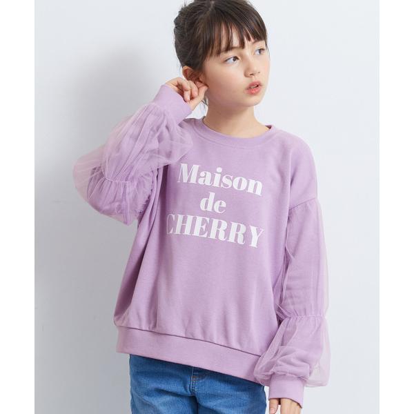 『セール実施中』ZOZO問い合わせ番号:89861493ショップ:coca，コカブランド:coca（coca），コカ商品名:【WEB限定セール】キッズ チュールスリーブプリントスウェットカテゴリ:トップス>スウェットブランド品番:26...