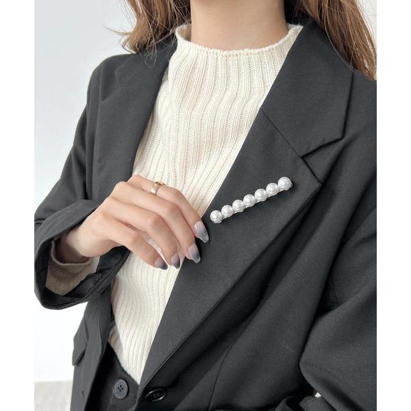 ZOZO問い合わせ番号:89893689ショップ:FUTIER LAND，フューティアランドブランド:Futier land，フューティアランド商品名:連パールマグネットブローチカテゴリ:アクセサリー>ブローチ/コサージュブランド品番...