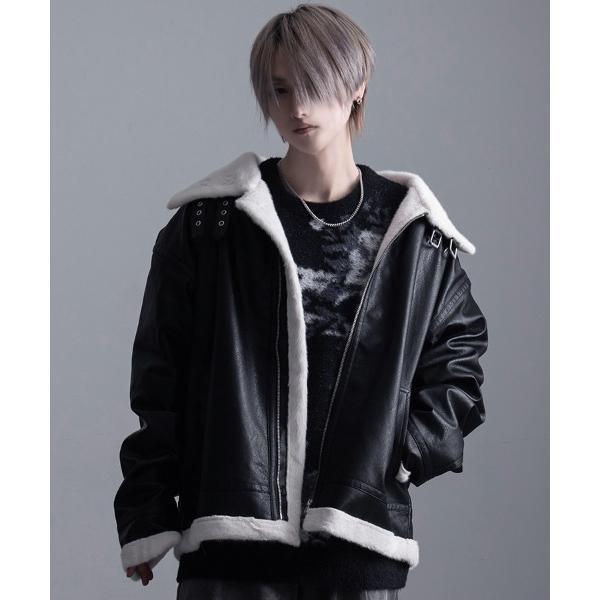 ムートンジャケット ムートンコート 「CavariA/キャバリア」B-3フライトJKT メンズ レディース