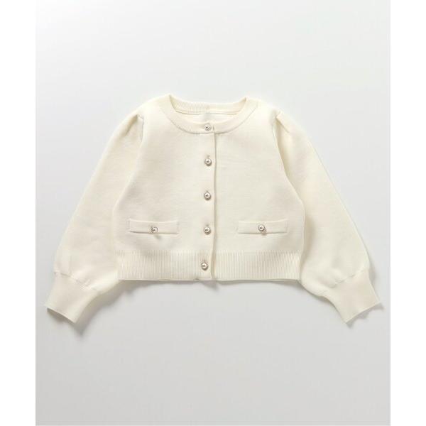 『セール実施中』ZOZO問い合わせ番号:89925821ショップ:F.O.Online Store，エフオーオンラインストアブランド:apres les cours，アプレレクール商品名:【フォーマル対応/ジュニア対応】ビジューボタンカーデ...