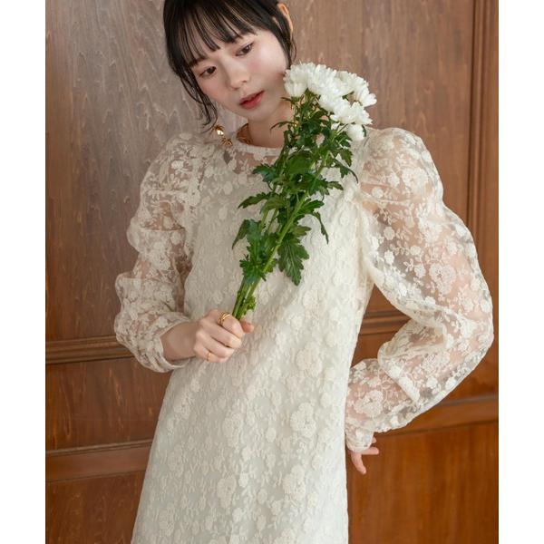 『タイムセール実施中』ZOZO問い合わせ番号:89961418ショップ:hinari，ヒナリブランド:hinari，ヒナリ商品名:フラワー刺繍チュールレースワンピースカテゴリ:ワンピース/ドレス>ワンピースブランド品番:HN00000...