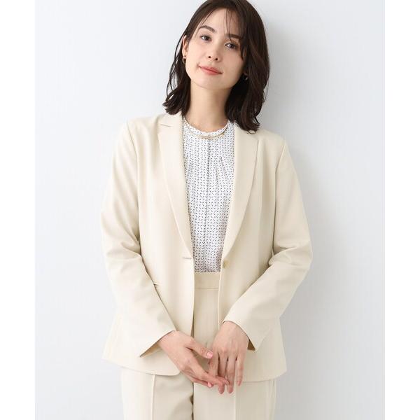 『タイムセール実施中』ZOZO問い合わせ番号:89994704ショップ:INDIVI，インディヴィブランド:INDIVI，インディヴィ商品名:【洗える／UVケア／スーツ】ストレッチテーラードカラージャケットカテゴリ:フォーマルスーツ/小物&...