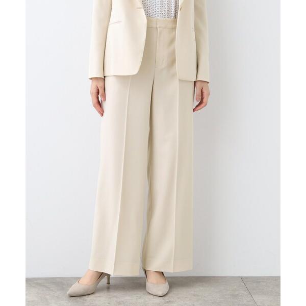 『タイムセール実施中』ZOZO問い合わせ番号:89996260ショップ:INDIVI，インディヴィブランド:INDIVI，インディヴィ商品名:【洗える／UVケア／スーツ】ストレッチワイドパンツカテゴリ:フォーマルスーツ/小物>スーツパ...