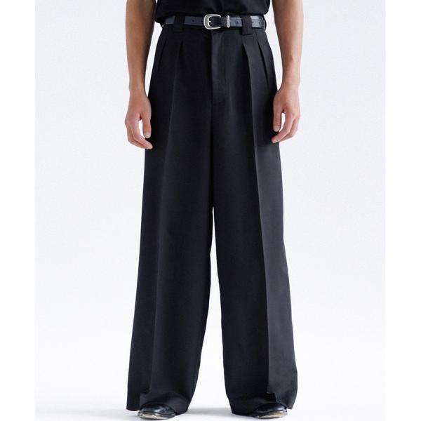 スラックス Wide straight slacks / ワイドストレートスラックス（セットアップ可能） メンズ レディース