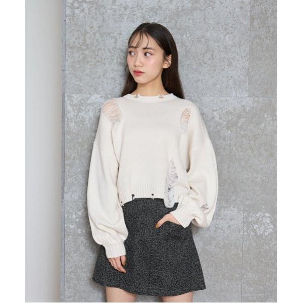 『セール実施中』ZOZO問い合わせ番号:90058766ショップ:NARUMIYA ONLINE，ナルミヤ オンラインブランド:LOVETOXIC，ラブトキシック商品名:【LTXC】ダメージニットカテゴリ:トップス>ニット/セーターブ...