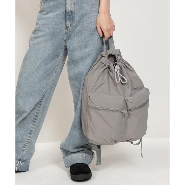 デイバック リュック 巾着 ナイロンバックパック / リュックサック レディース メンズ