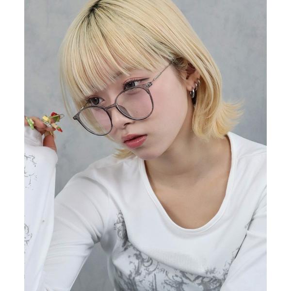 『タイムセール実施中』ZOZO問い合わせ番号:90090402ショップ:RiNc，リンクブランド:BARELY BLUE，ベアリーブルー，RiNc，リンク商品名:【 BARELY BLUE / ベアリーブルー 】 クリア レンズ 伊達メガネ...
