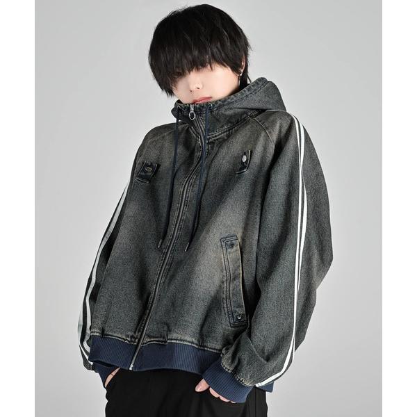 ブルゾン アウター line sleeve track zip par | JChereヤフー