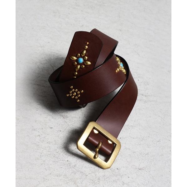 ベルト Buttero leather Studs Belt メンズ レディース