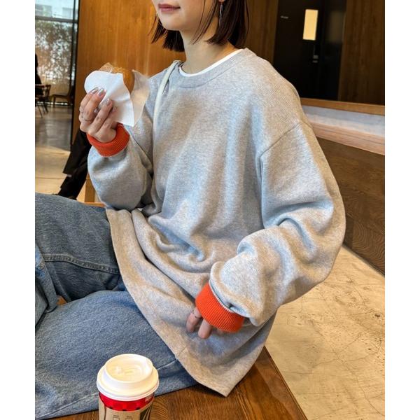 ZOZO問い合わせ番号:90193984ショップ:CIAOPANIC TYPY，チャオパニックティピーブランド:CIAOPANIC TYPY，チャオパニックティピー商品名:【洗えるニット】ユニセックスビックシルエットロンTeeライクニットカ...