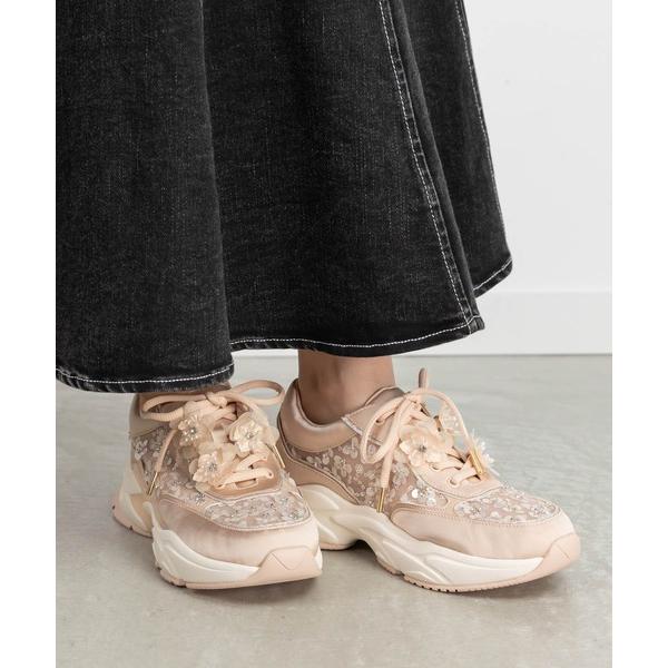 『タイムセール実施中』ZOZO問い合わせ番号:90194753ショップ:RANDA，ランダブランド:RANDA，ランダ商品名:【Flower Collection】2WAY フラワーデザインシアースニーカーカテゴリ:シューズ>スニーカ...