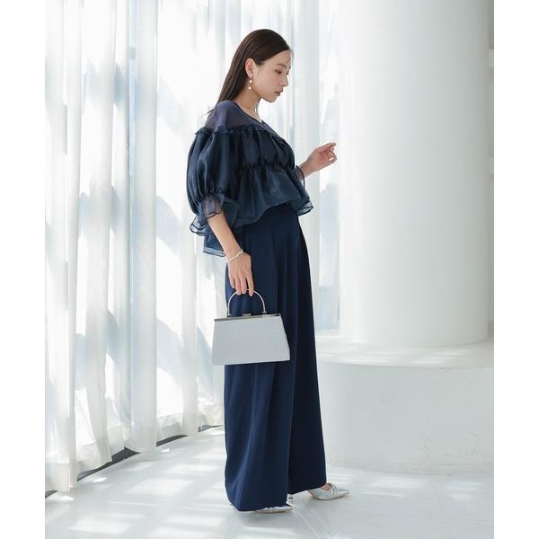 『タイムセール実施中』ZOZO問い合わせ番号:90226879ショップ:haremode，ハレモードブランド:haremode，ハレモード商品名:結婚式 お呼ばれ 二次会 謝恩会 成人式 同窓会 対応 20代 30代 ギャザートップス パン...