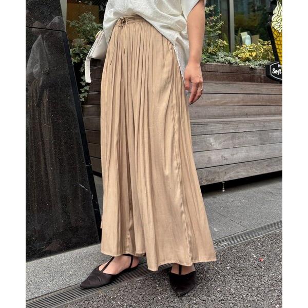 パンツ 「新色登場」「低身長サイズ」プリーツスカーチョ レディース